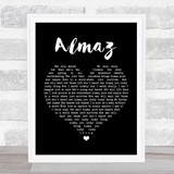 Randy Crawford Almaz Black Heart Song Lyric Quote Print