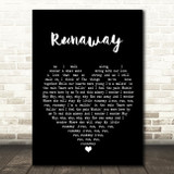 Del Shannon Runaway Black Heart Song Lyric Quote Print