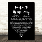 Ed Sheeran & Andrea Bocelli Perfect Symphony Black Heart Song Lyric Quote Print