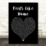 Edwina Hayes Feels Like Home Black Heart Song Lyric Quote Print