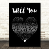 Hazel O'Connor Will You Black Heart Song Lyric Quote Print