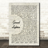 John Travolta Greased Lightnin Vintage Script Decorative Wall Art Gift Song Lyric Print