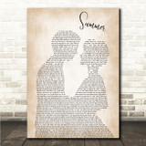 The Courteeners Summer Man & Lady Song Lyric Print