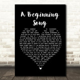 The Decemberists A Beginning Song Black Heart Song Lyric Quote Print