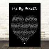 Jar Of Hearts Christina Perri Black Heart Quote Song Lyric Print