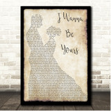 Arctic Monkeys I Wanna Be Yours Couple Dancing Song Lyric Print