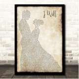 Ruby Winters I Will Couple Dancing Song Lyric Print