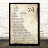 Commodores Still Couple Dancing Song Lyric Print