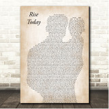 Alter Bridge Rise Today Father & Baby Song Lyric Print