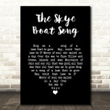 Bear McCReary The Skye Boat Song Black Heart Song Lyric Print