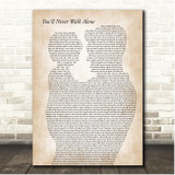 Gerry And The Pacemakers You'll Never Walk Alone Father & Child Song Lyric Print