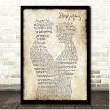 Kygo feat. Justin Jesso Stargazing Gay Couple Dancing Song Lyric Print