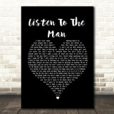 George Ezra Listen To The Man Black Heart Song Lyric Print