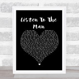 George Ezra Listen To The Man Black Heart Song Lyric Print