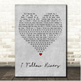Lykke Li I Follow Rivers Grey Heart Song Lyric Print