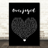 Matchbox 20 Overjoyed Black Heart Song Lyric Print