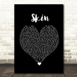 Rag'n'Bone Man Skin Black Heart Song Lyric Print