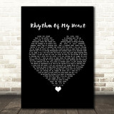 Rod Stewart Rhythm Of My Heart Black Heart Song Lyric Print