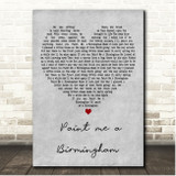 Tracy Lawrence Paint Me A Birmingham Grey Heart Song Lyric Print