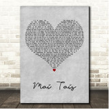 Train feat. Skylar Grey Mai Tais Grey Heart Song Lyric Print