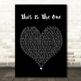 The Stone Roses This Is The One Black Heart Song Lyric Print