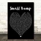 Small Bump Ed Sheeran Black Heart Quote Song Lyric Print