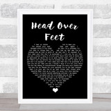 Alanis Morissette Head Over Feet Black Heart Song Lyric Print