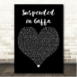 Kate Bush Suspended in Gaffa Black Heart Song Lyric Print