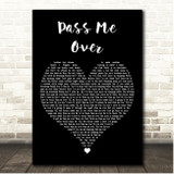 Anthony Hamilton Pass Me Over Black Heart Song Lyric Print