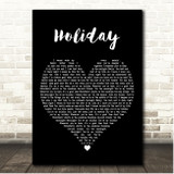 KSI Holiday Black Heart Song Lyric Print