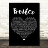Limp Bizkit Boiler Black Heart Song Lyric Print