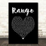 Catfish And The Bottlemen Rango Black Heart Song Lyric Print