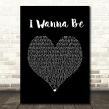 Chris Brown I Wanna Be Black Heart Song Lyric Print