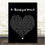 Michael Caine A Thankful Heart Black Heart Song Lyric Print