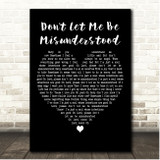 Mick Hucknall Dont Let Me Be Misunderstood Black Heart Song Lyric Print