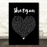 CHRISTINA AGUILERA Shotgun Black Heart Song Lyric Print
