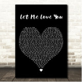 Ne-Yo Let Me Love You Black Heart Song Lyric Print
