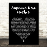 Panic! at the Disco Emperors New Clothes Black Heart Song Lyric Print