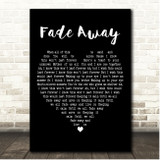 Rebelution Fade Away Black Heart Song Lyric Print