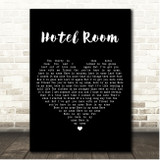 Richard Hawley Hotel Room Black Heart Song Lyric Print