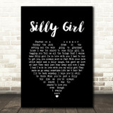 Descendents Silly Girl Black Heart Song Lyric Print