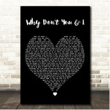 Santana Why Dont You & I Black Heart Song Lyric Print