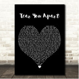 She Wants Revenge Tear You Apart Black Heart Song Lyric Print