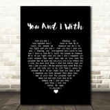 Eddie Rabbitt & Crystal Gayle You And I With Black Heart Song Lyric Print