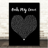 Stevie Nicks Ooh My Love Black Heart Song Lyric Print