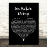 Taylor Swift Invisible String Black Heart Song Lyric Print