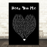 Faith Hill There You'll Be Black Heart Song Lyric Print