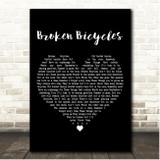 Tom Waits Broken Bicycles Black Heart Song Lyric Print