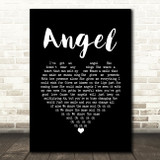 Jack Johnson Angel Black Heart Song Lyric Print