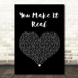James Morrison You Make It Real Black Heart Song Lyric Print